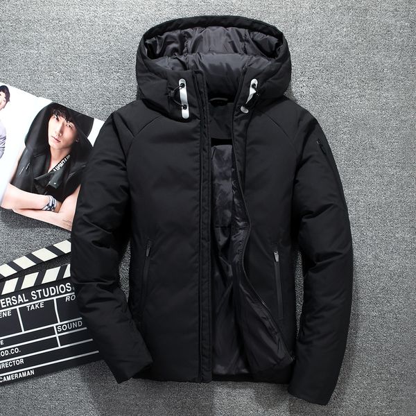 90% white duck down jacket men 2019 winter thick warm cotton padded parkas men windbreaker waterproof cotton jacket overcoat, Black
90% white duck down jacket men 2019 winter thick warm cotton padded parkas men windbreaker waterproof cotton jacket overcoat, Black