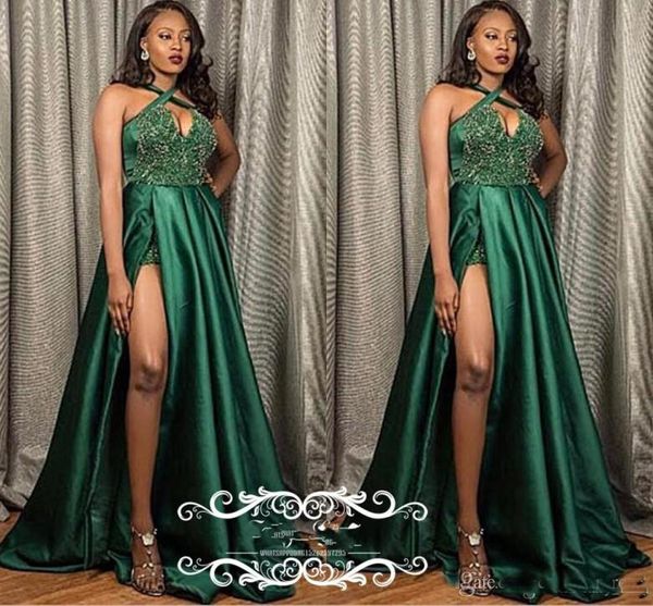 элегантный замочную скважину шеи 2019 зеленый пром платья аппликации бусины атласная длинная линия сторона сплит вечернее платье вечерние пл, Black 
элегантный замочную скважину шеи 2019 зеленый пром платья аппликации бусины атласная длинная линия сторона сплит вечернее платье вечерние пл, Black