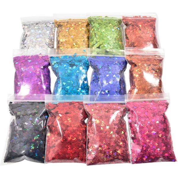 10g/bag nail art holographic flake silver/gold/red/purple/black chunky ultra-thin holo flake maple glitter sequin for nail decor
10g/bag nail art holographic flake silver/gold/red/purple/black chunky ultra-thin holo flake maple glitter sequin for nail decor