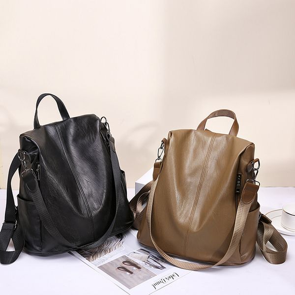 backpack hight quality backpacks female larger capacity school dual-use shoulder bag 2019 fashion casual pu women anti-theft
backpack hight quality backpacks female larger capacity school dual-use shoulder bag 2019 fashion casual pu women anti-theft