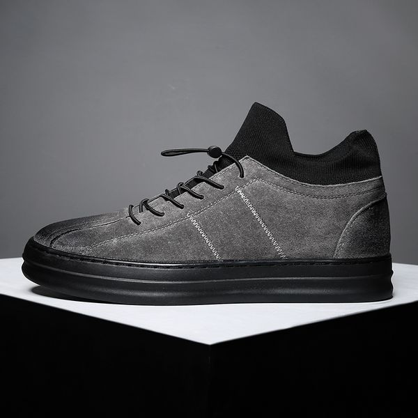 dropshipping new men genuine leather casual shoes lace up fashion male shoes leisure comfortable warm cotton in winter, Black 
dropshipping new men genuine leather casual shoes lace up fashion male shoes leisure comfortable warm cotton in winter, Black