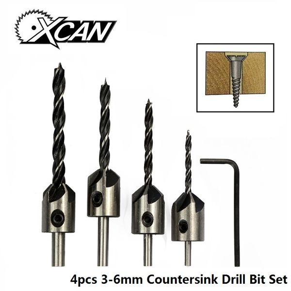 xcan 3mm-10mm hss countersink drill bit set reamer woodworking chamfer drill counterbore pliot hole cutter screw hole
xcan 3mm-10mm hss countersink drill bit set reamer woodworking chamfer drill counterbore pliot hole cutter screw hole