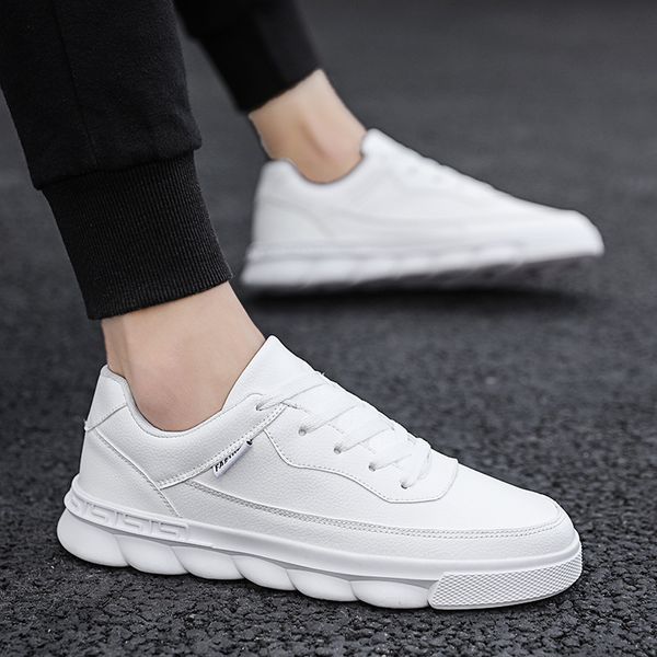 men white shoes new style sports casual board shoes street versatile fashion man 2020 0329, Black
men white shoes new style sports casual board shoes street versatile fashion man 2020 0329, Black