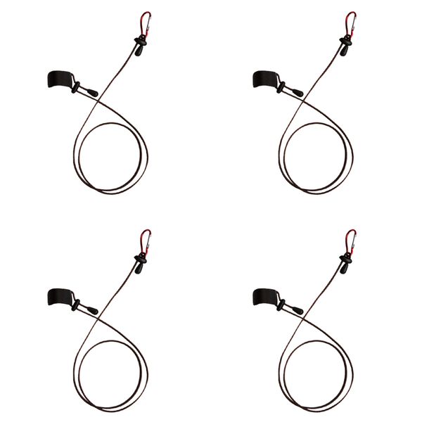 4 pieces 42" elastic kayak canoe rowing boat paddle leash fishing rod holder keeper safety lanyard tether with carabiner - choice of co
4 pieces 42" elastic kayak canoe rowing boat paddle leash fishing rod holder keeper safety lanyard tether with carabiner - choice of co