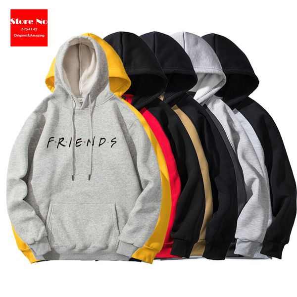 2019 friend письмо версия для печати толстовка карманный толстые фуфайки hoodie проложенный женская с длинным рукавом мужская толстовки, Black
2019 friend письмо версия для печати толстовка карманный толстые фуфайки hoodie проложенный женская с длинным рукавом мужская толстовки, Black