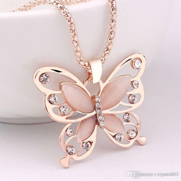 korean 18k rose gold plated sweater chain pendant necklace lucky crystal butterfly long chain necklace animal pendant necklace jewelry, Silver
korean 18k rose gold plated sweater chain pendant necklace lucky crystal butterfly long chain necklace animal pendant necklace jewelry, Silver