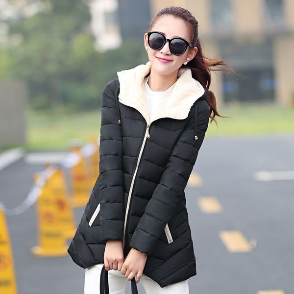 women's down & parkas warm invierno 2021 winter coat women fur collar hooded female jacket slim ladies coats abrigo mujer wxf459, Black
women's down & parkas warm invierno 2021 winter coat women fur collar hooded female jacket slim ladies coats abrigo mujer wxf459, Black