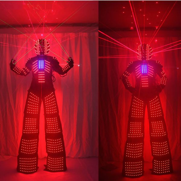Laser Suits Robot Costume David Guetta LED Robot Suit With Laser Helmet illuminated kryoman Robot led stilts clothes
Laser Suits Robot Costume David Guetta LED Robot Suit With Laser Helmet illuminated kryoman Robot led stilts clothes