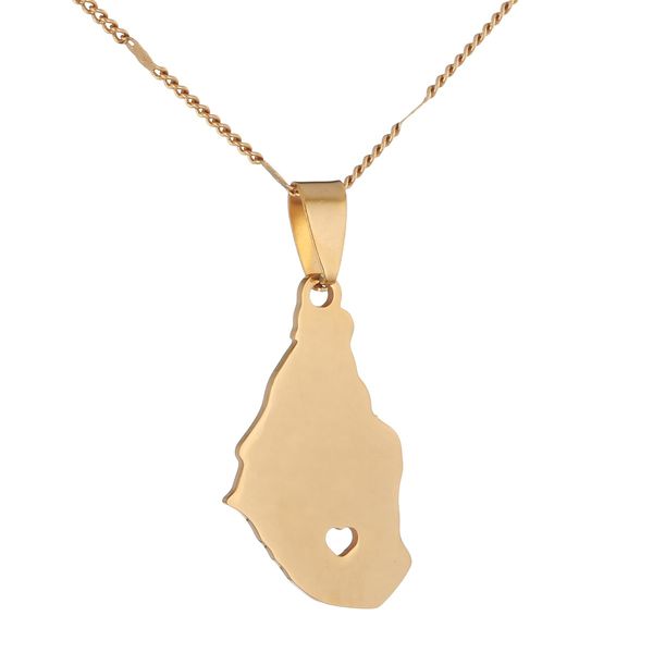 stainless steel heart montserrat island map pendant necklaces for women girls jewelry, Silver
stainless steel heart montserrat island map pendant necklaces for women girls jewelry, Silver