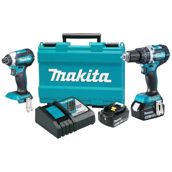 Makita XT269M 18-вольтовый 4,0 Ач LXT литий-ионный бесщеточный беспроводной комбинированны
Makita XT269M 18-вольтовый 4,0 Ач LXT литий-ионный бесщеточный беспроводной комбинированны