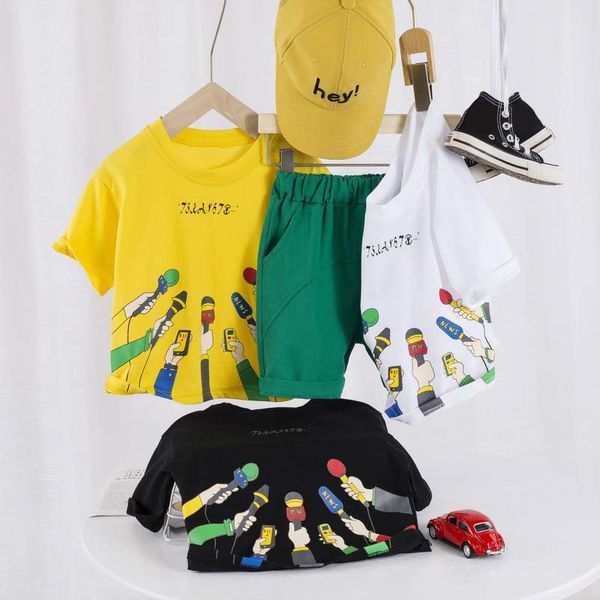 kids boys clothes 2020 new toddler boy fashion outfits casual summer suits cute cartoon clothing sets t-shirt and pants 2pcs, White
kids boys clothes 2020 new toddler boy fashion outfits casual summer suits cute cartoon clothing sets t-shirt and pants 2pcs, White