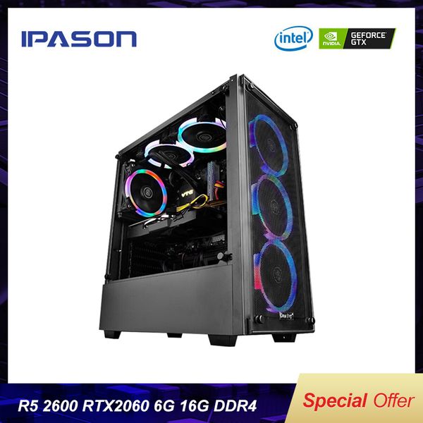 cost-effective gaming pc ipason amd 6-core ryzen5 2600/dedicated card rtx2060 6g/ddr4 16g ram/1t+120g ssd deskcomputer
cost-effective gaming pc ipason amd 6-core ryzen5 2600/dedicated card rtx2060 6g/ddr4 16g ram/1t+120g ssd deskcomputer