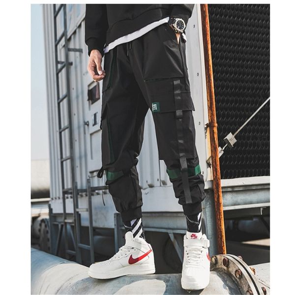 male patchwork overalls japanese streetwear joggers pants male designer harem pants unique hip hop belt cargo, Black
male patchwork overalls japanese streetwear joggers pants male designer harem pants unique hip hop belt cargo, Black