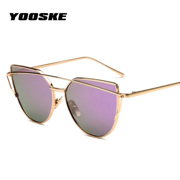 yooske cat eye sunglasses women metal twin-beams sun glasses female retro coating mirror glasses flat panel lens, White;black
yooske cat eye sunglasses women metal twin-beams sun glasses female retro coating mirror glasses flat panel lens, White;black