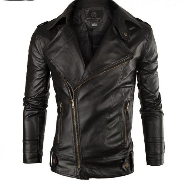 2019 fashion men's leather jacket faux leather jacket coat for male solid slim fit turn collar size m-xxl, Black;brown
2019 fashion men's leather jacket faux leather jacket coat for male solid slim fit turn collar size m-xxl, Black;brown