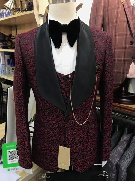 2020 new men suit plaid square wedding suits slim fit 3 pieces tuxedo groom groomsman man business dress suit party gown, White;black
2020 new men suit plaid square wedding suits slim fit 3 pieces tuxedo groom groomsman man business dress suit party gown, White;black