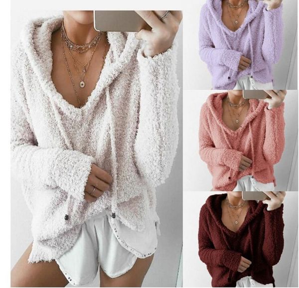 autumn women casual mohair hooded pullovers v neck fleece sweater fashion sweet loose warm winter mohair pullover, White;black
autumn women casual mohair hooded pullovers v neck fleece sweater fashion sweet loose warm winter mohair pullover, White;black