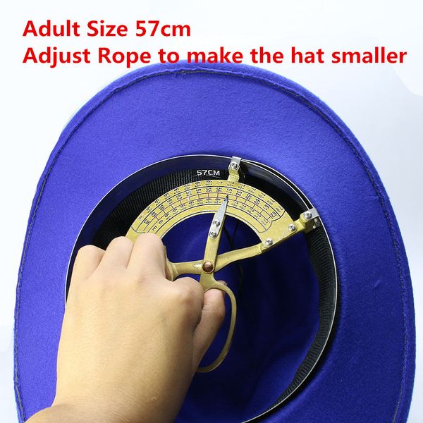 retro two guns leather band parent-child / kid wool wide brim cowboy western hat cowgirl bowler cap (57cm/54cm, Blue;gray
retro two guns leather band parent-child / kid wool wide brim cowboy western hat cowgirl bowler cap (57cm/54cm, Blue;gray