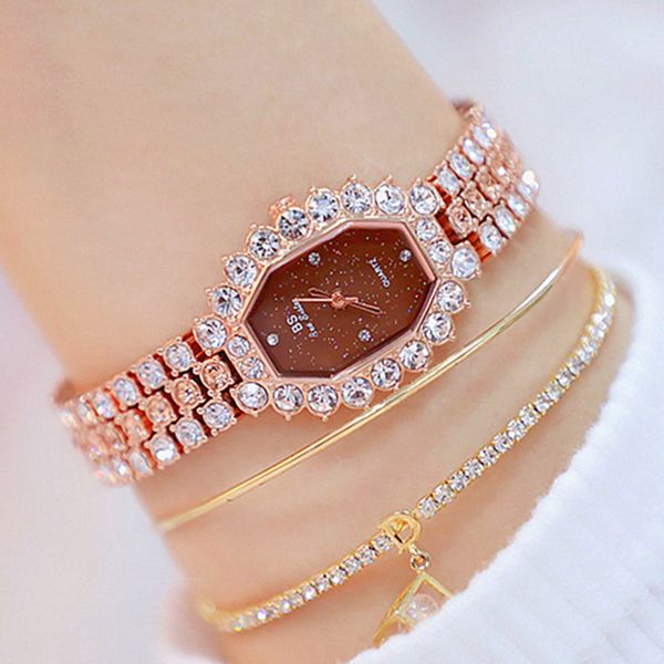 new polygon watch chain watch ladies custom no digital rhinestone scale blue green rose color gift fashion&casual, Slivery;brown
new polygon watch chain watch ladies custom no digital rhinestone scale blue green rose color gift fashion&casual, Slivery;brown