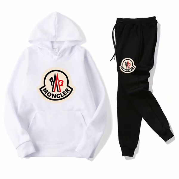 n02. racksuit for men 2 pieces set new fashion jacket sportswear mens tracksuit hoodie spring autumn clothes hoodies+pants, White
n02. racksuit for men 2 pieces set new fashion jacket sportswear mens tracksuit hoodie spring autumn clothes hoodies+pants, White