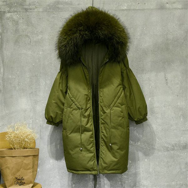 women winter warm real fur collar hooded oversized down coat feather jacket campera pluma mujer duck down jacket, Black
women winter warm real fur collar hooded oversized down coat feather jacket campera pluma mujer duck down jacket, Black