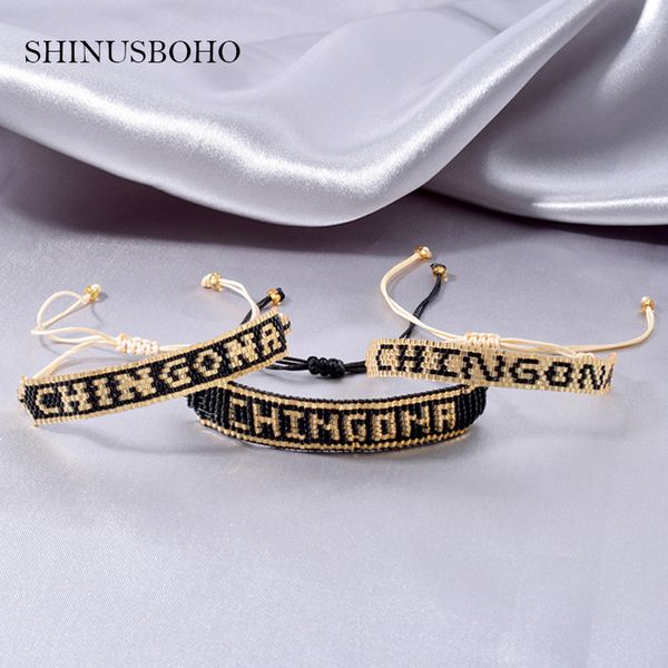 charm bracelets 3 styles chingona-power letter miyuki bracelet bangles 2021 mexican men for girls jewelry handmade summer, Golden;silver
charm bracelets 3 styles chingona-power letter miyuki bracelet bangles 2021 mexican men for girls jewelry handmade summer, Golden;silver