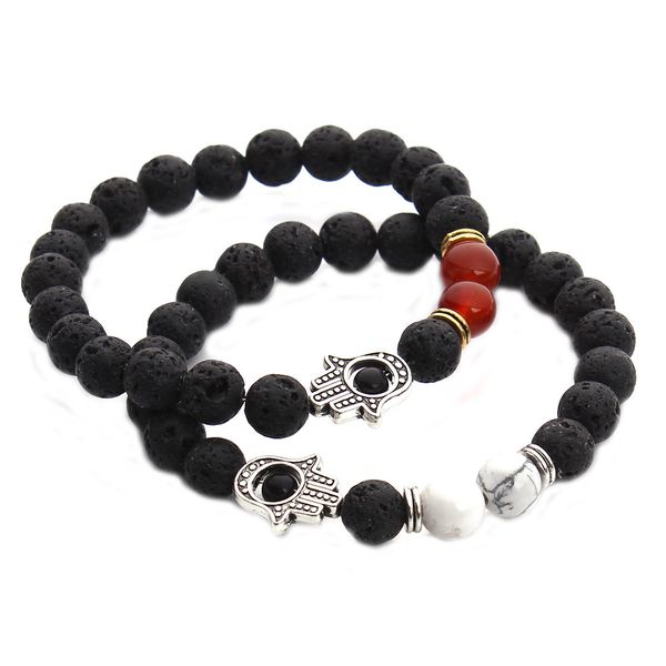 hand of fatima evil eye lava yoga bracelet black lava stone chakra beads essential oil diffuser bracelet balance yoga jewelry drop ship, Golden;silver
hand of fatima evil eye lava yoga bracelet black lava stone chakra beads essential oil diffuser bracelet balance yoga jewelry drop ship, Golden;silver