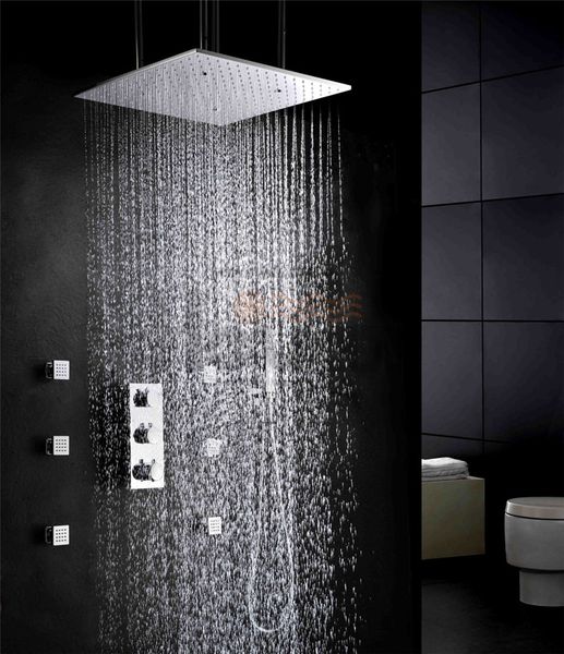 bathroom auto thermostat control function shower set with 20 inch spray and rain function shower head
bathroom auto thermostat control function shower set with 20 inch spray and rain function shower head