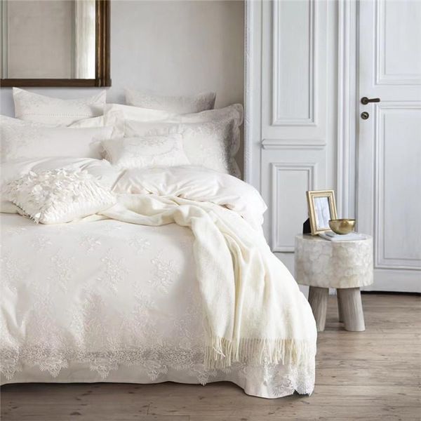 bedding sets 36white princess style lace embroidery 80s egyptian cotton set wedding duvet cover bed sheet pillowcases 4/7pcs
bedding sets 36white princess style lace embroidery 80s egyptian cotton set wedding duvet cover bed sheet pillowcases 4/7pcs