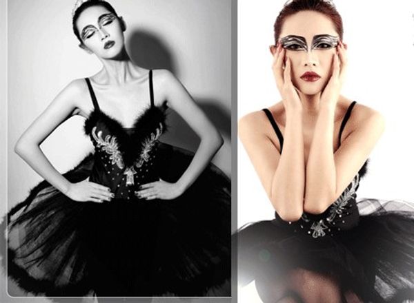 ballet dress ballet yarn costumes black swan dance dress feather tutu sequins professional, Black;red
ballet dress ballet yarn costumes black swan dance dress feather tutu sequins professional, Black;red