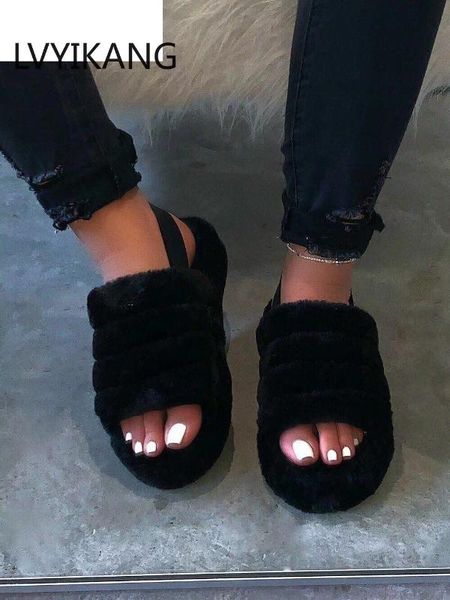 factory direct sales 2020 spring new comfortable wild fur slippers imitation fur sandals wholesale large size zapatos de mujer, Black
factory direct sales 2020 spring new comfortable wild fur slippers imitation fur sandals wholesale large size zapatos de mujer, Black