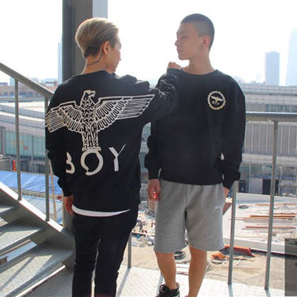 sweater tide brand fashion designer men and women behind the big eagle flying eagle bronzing head round neck long sleeve brand clothing, Black
sweater tide brand fashion designer men and women behind the big eagle flying eagle bronzing head round neck long sleeve brand clothing, Black