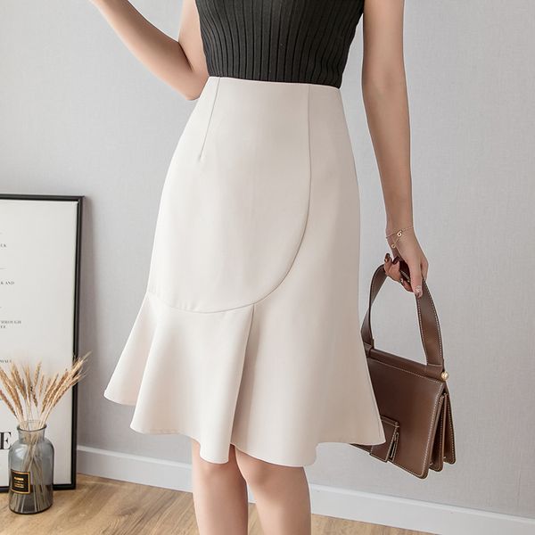 spring summer women high waist trumpet skirt knee length elegant lady mermaid skirts casual skirt, Black
spring summer women high waist trumpet skirt knee length elegant lady mermaid skirts casual skirt, Black