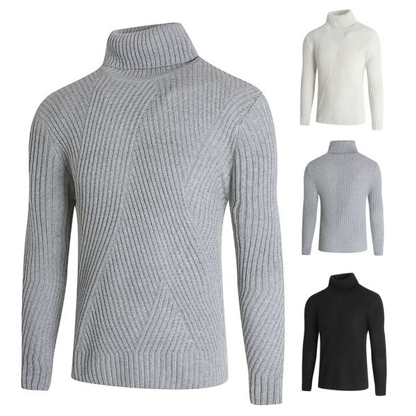 men's sweaters 2021 turtleneck twisted fashion solid color sweater pullover warm computer knitted wool casual, White;black
men's sweaters 2021 turtleneck twisted fashion solid color sweater pullover warm computer knitted wool casual, White;black