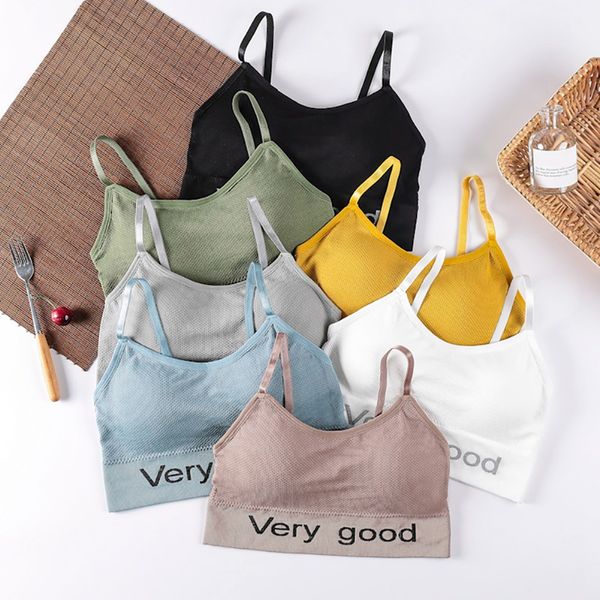 women one-piece bra underwear back vest no steel ring wrapped chest letter sports bottoming tube top, Red;black
women one-piece bra underwear back vest no steel ring wrapped chest letter sports bottoming tube top, Red;black