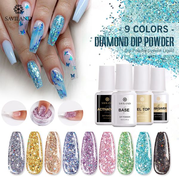 saviland diamond nail glitter dipping powder kits shiny dipping nail powder acrylic gel kit manicure diy art set
saviland diamond nail glitter dipping powder kits shiny dipping nail powder acrylic gel kit manicure diy art set