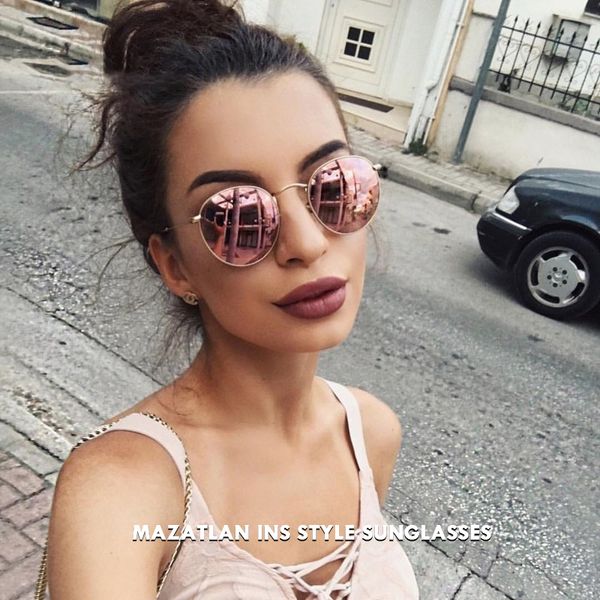 mazatlan retro round sunglasses women 2019 mirror sun glasses vintage ladies sun glasses, White;black
mazatlan retro round sunglasses women 2019 mirror sun glasses vintage ladies sun glasses, White;black