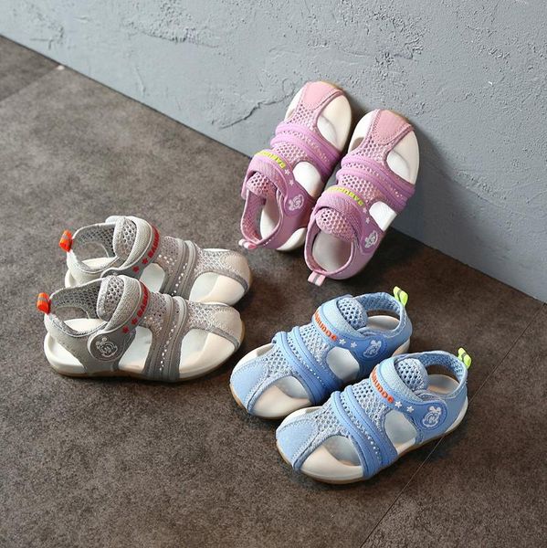 baby girls boys sandals soft mesh closed toe breathable beach casual sandals summer children kids sport baby sneakers shoes, Black;red
baby girls boys sandals soft mesh closed toe breathable beach casual sandals summer children kids sport baby sneakers shoes, Black;red