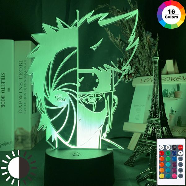 led night light japanese anime naruto obito uchiha and kakashi hatake half face nightlight for child bedroom table 3d lamp gift
led night light japanese anime naruto obito uchiha and kakashi hatake half face nightlight for child bedroom table 3d lamp gift