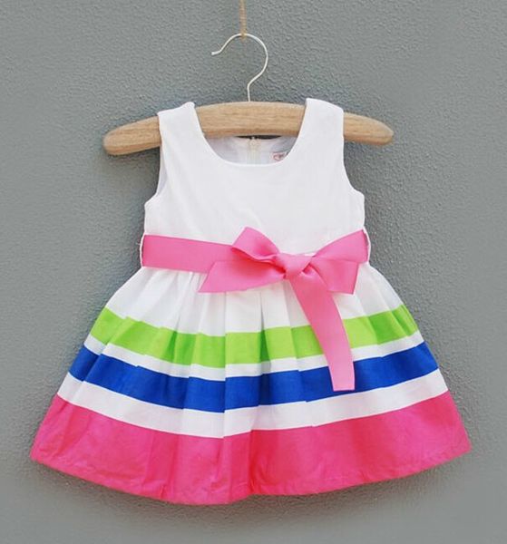 2017 baby girls dress/red and white striped girls princess dress with bowknot/summer new clothing ds50, Red;yellow
2017 baby girls dress/red and white striped girls princess dress with bowknot/summer new clothing ds50, Red;yellow