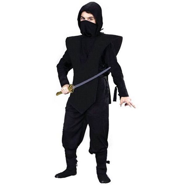 men in black samurai suit halloween as fashion black ninja suit halloween costume japanese samurai clothing, Black;red
men in black samurai suit halloween as fashion black ninja suit halloween costume japanese samurai clothing, Black;red