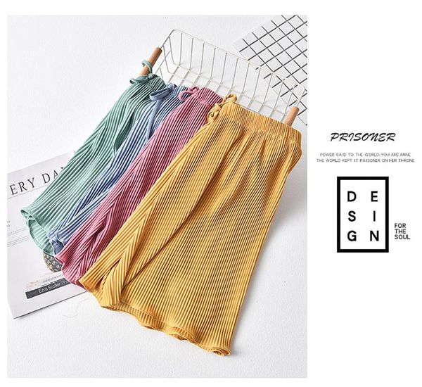 summer women's ice silk pleated chiffon wide-leg shorts casual elastic high waist chiffon shorts boho beach trousers girls short, White;black
summer women's ice silk pleated chiffon wide-leg shorts casual elastic high waist chiffon shorts boho beach trousers girls short, White;black