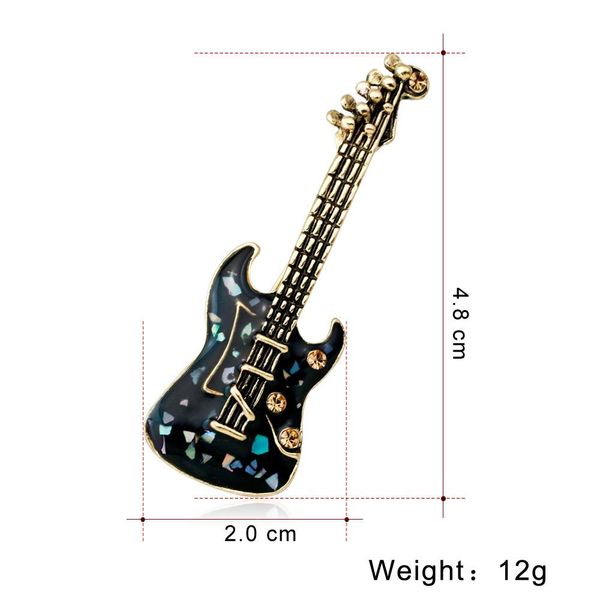 fashion british style retro guitar brooch versatile musical instrument scallop brooch wholesale, Gray
fashion british style retro guitar brooch versatile musical instrument scallop brooch wholesale, Gray