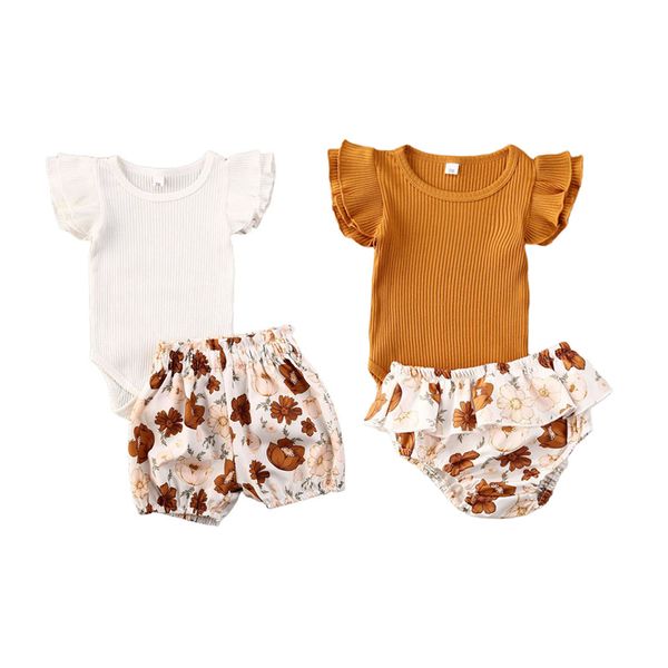 new 2020 summer toddler baby girl clothes sleeve knitted romper floral shorts pants boho baby set 2pcs outfits holiday, White
new 2020 summer toddler baby girl clothes sleeve knitted romper floral shorts pants boho baby set 2pcs outfits holiday, White