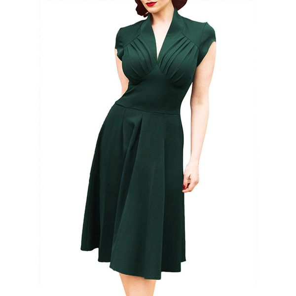 2020 women's vintage dress 50's 60's retro rockabilly girl housewife party swing elegant dress formal, Black;gray
2020 women's vintage dress 50's 60's retro rockabilly girl housewife party swing elegant dress formal, Black;gray