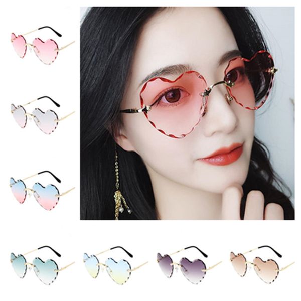 fashion women rimless sunglasses retro peach heart sun glasses goggles anti-uv spectacles gradient color eyeglasses adumbral sun glasses a, White;black
fashion women rimless sunglasses retro peach heart sun glasses goggles anti-uv spectacles gradient color eyeglasses adumbral sun glasses a, White;black
