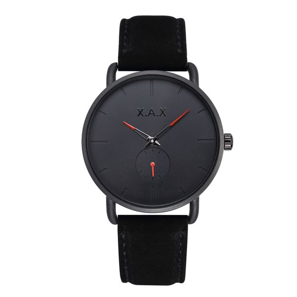 black minimalist watches men. black suede leather watch luxury. small dial working watches, Slivery;brown
black minimalist watches men. black suede leather watch luxury. small dial working watches, Slivery;brown
