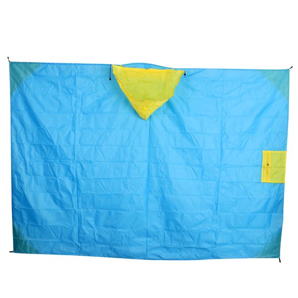 3 in 1 lightweight waterproof poncho camping tent ground sheet footprint outdoor awning tarp beach picnic mat 6.6ft x 4.6ft
3 in 1 lightweight waterproof poncho camping tent ground sheet footprint outdoor awning tarp beach picnic mat 6.6ft x 4.6ft