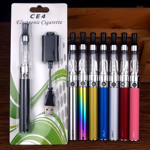 EGO Electronic Ce4 Vape Pen Starter Kit Электронная сигарета с атомизатором CE4 eGo-T 510 650 900 1100 мАч с резьбой Vapes батареи Blister Kit
EGO Electronic Ce4 Vape Pen Starter Kit Электронная сигарета с атомизатором CE4 eGo-T 510 650 900 1100 мАч с резьбой Vapes батареи Blister Kit