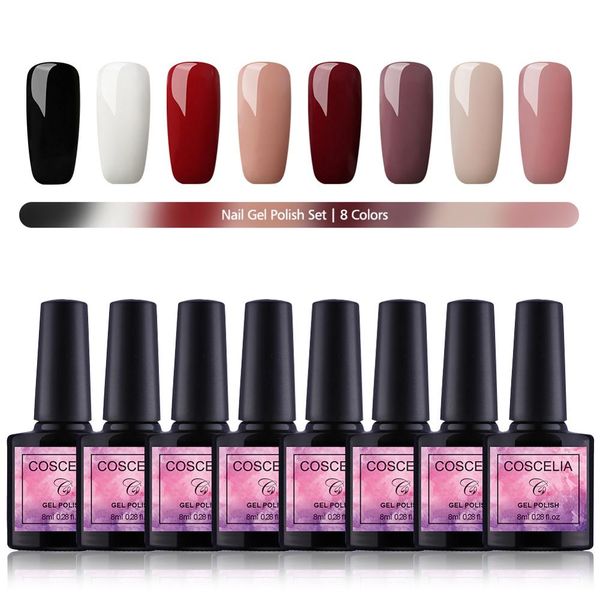 coscelia gel nail polish 8ml nail art gel varnish manicure set kit soak off polish uv led for manicure
coscelia gel nail polish 8ml nail art gel varnish manicure set kit soak off polish uv led for manicure